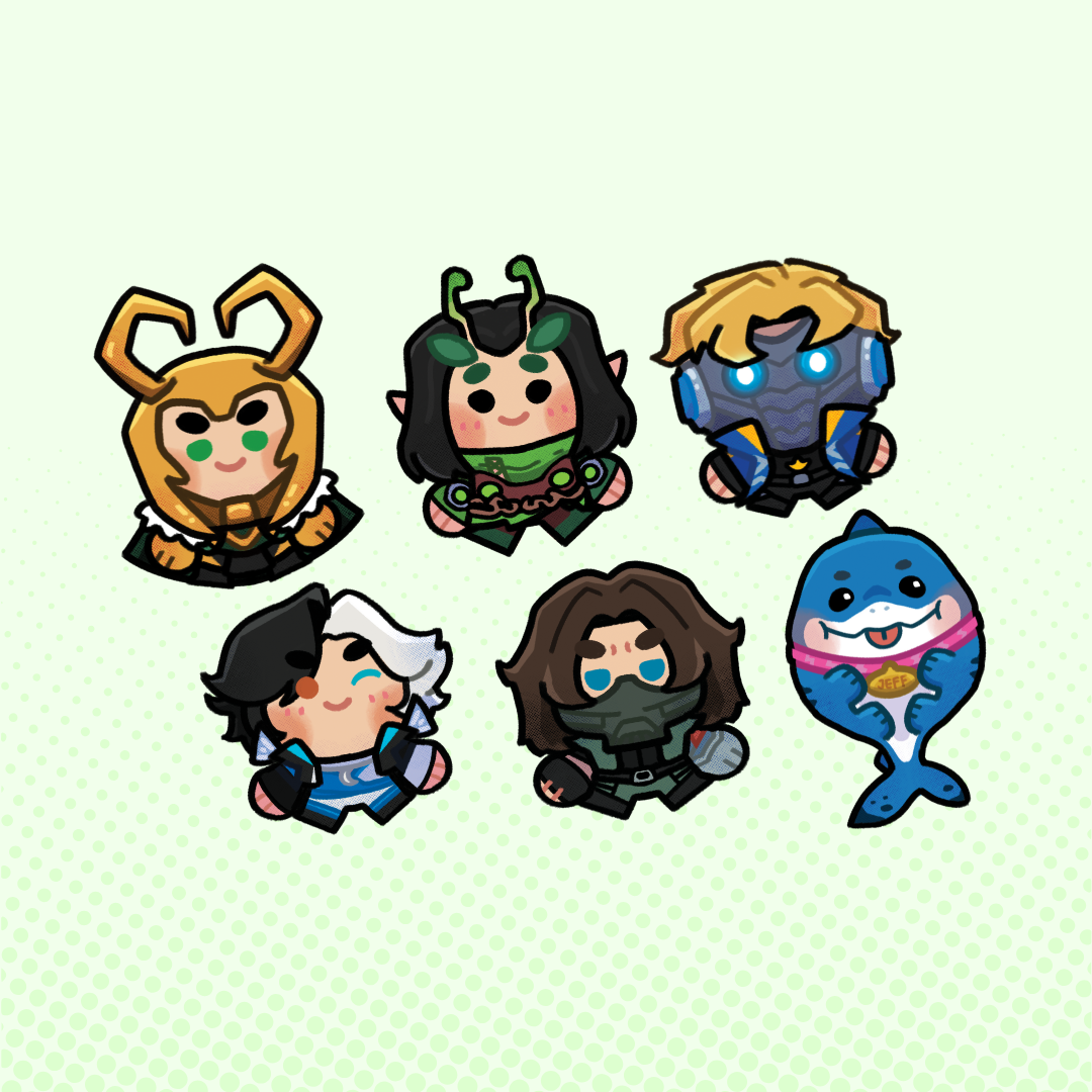 Marvel Rivals Acrylic Charms