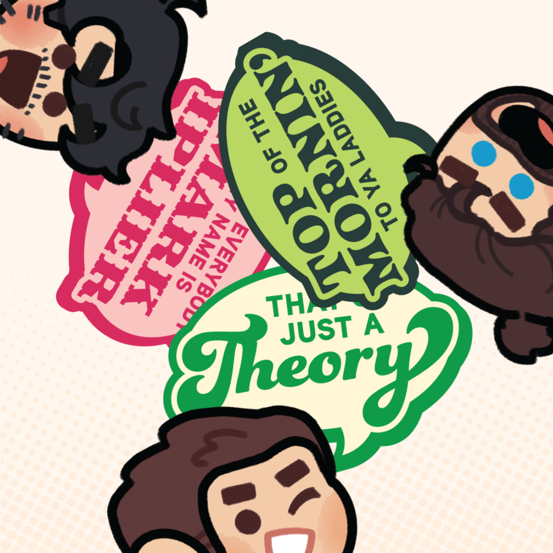 Youtuber Acrylic Pins - MatPat / Markiplier / Jacksepticeye