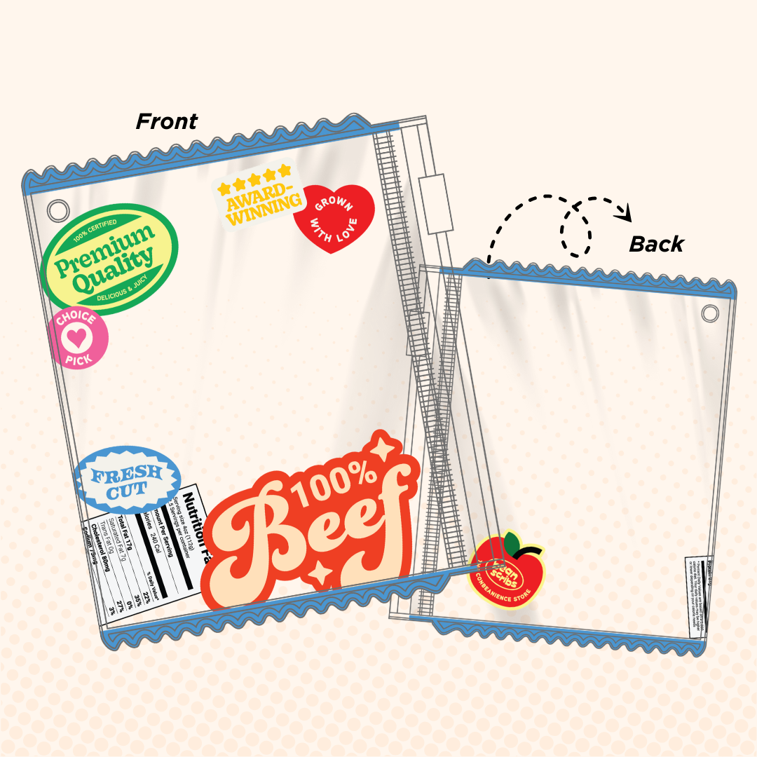 100% Beef PVC Trinket Holders