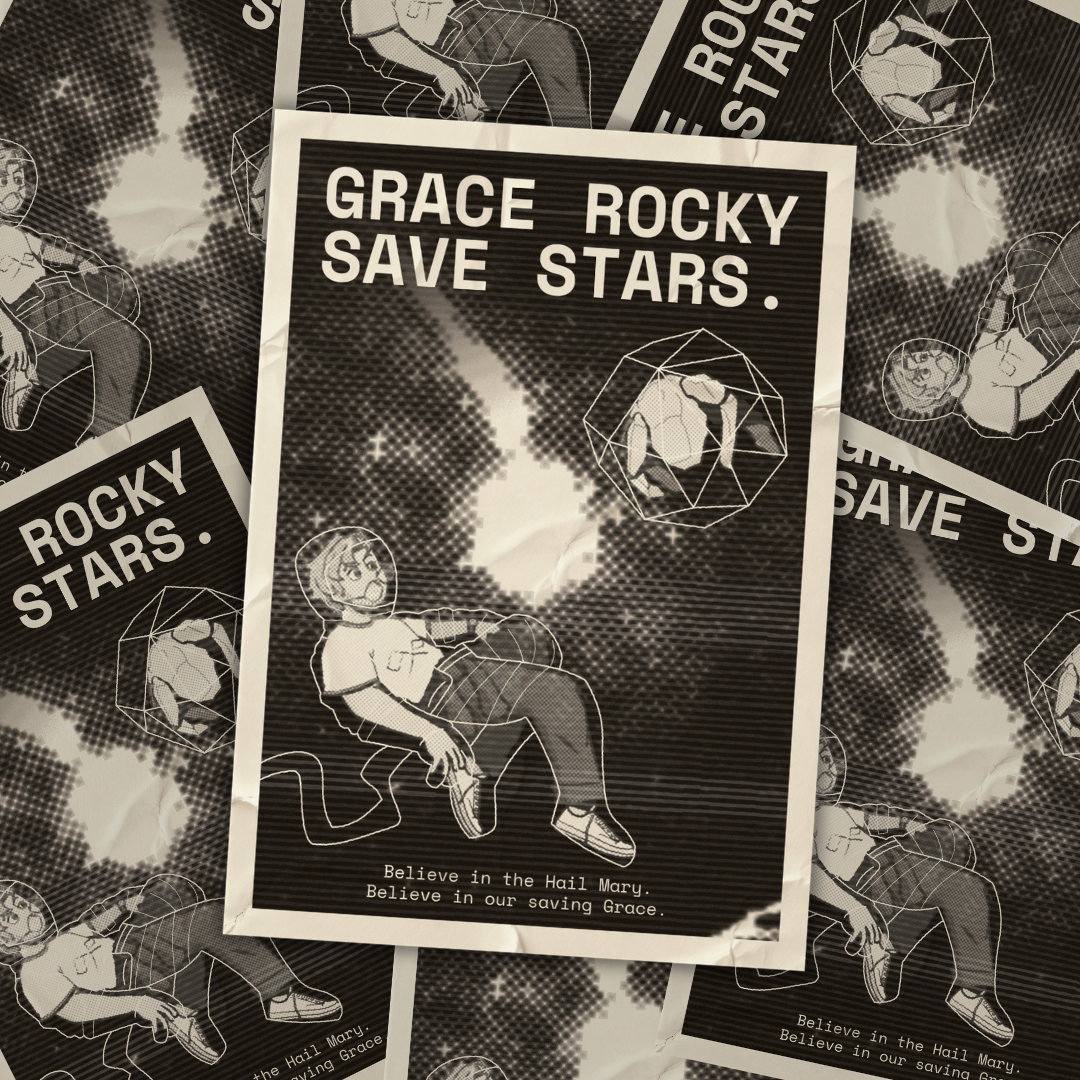 Grace Rocky Save Stars A5/A4 Print