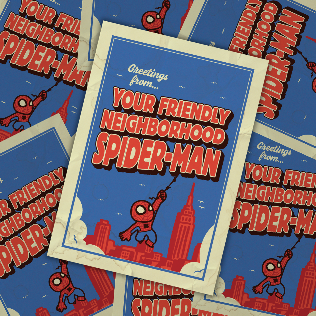 Greetings from Your Friendly Neighborhood A5/A4 Print