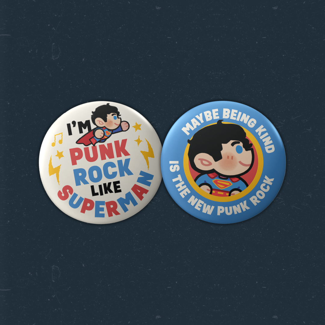 Super Punk Button Badge
