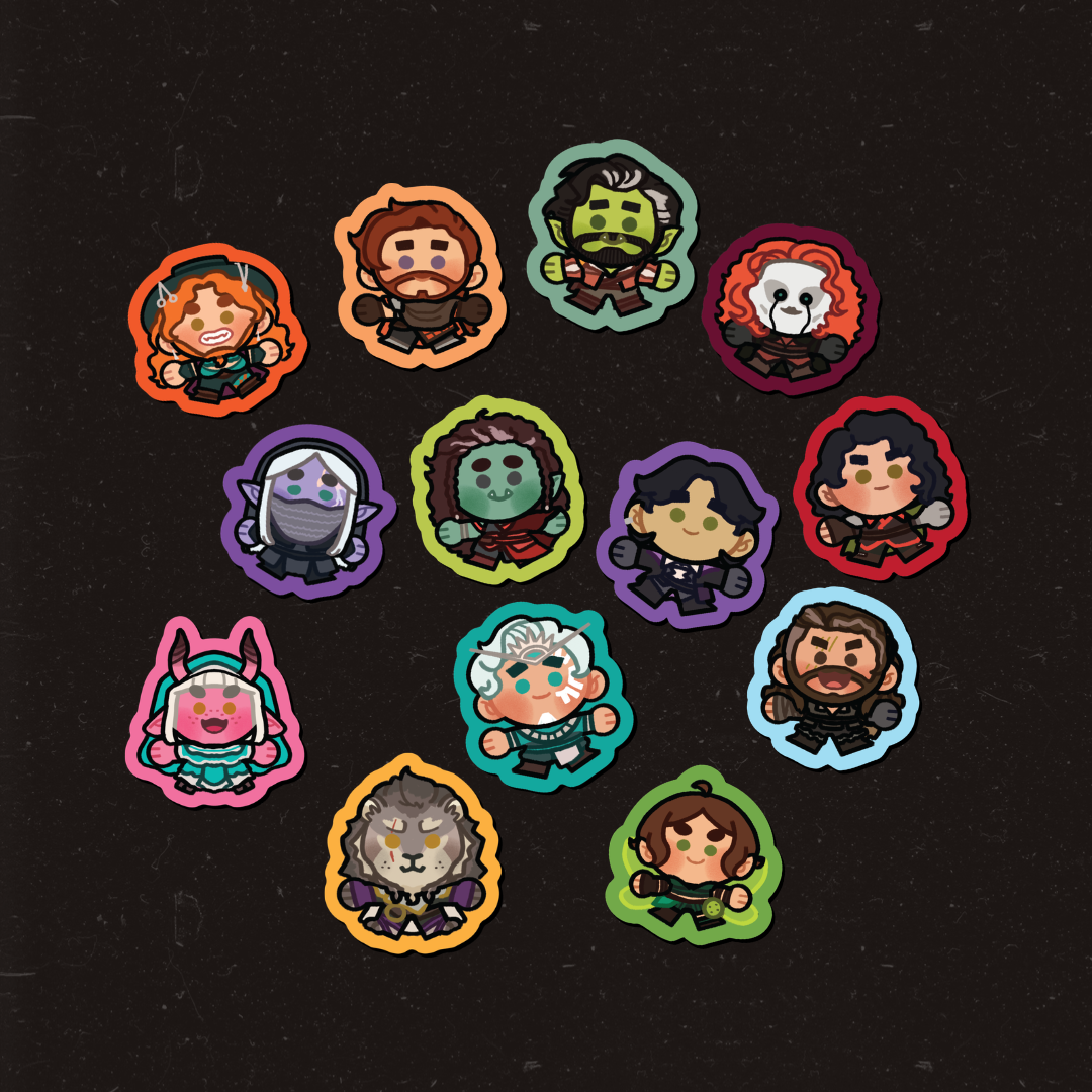 Critical Role Campaign 4 Sticker Pack