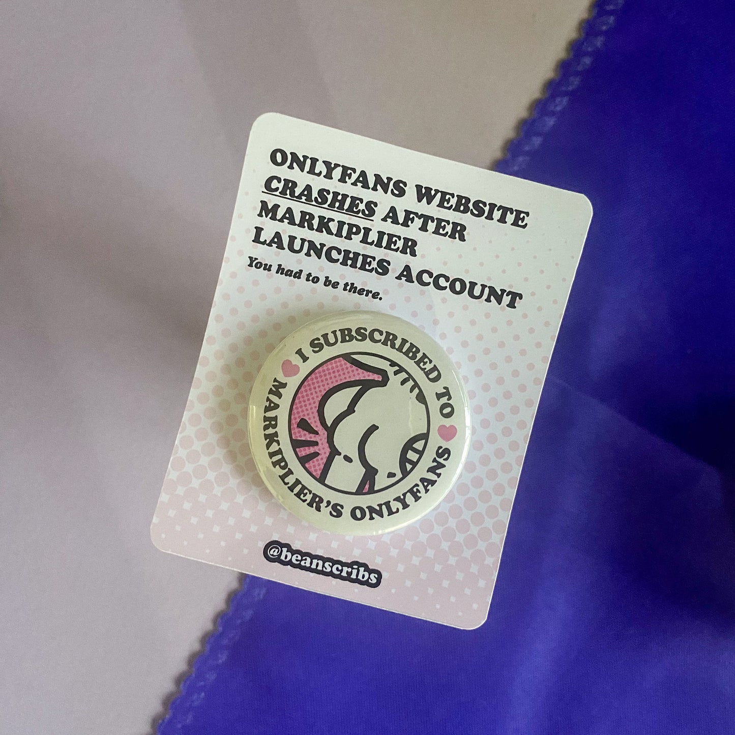 Markiplier's OnlyFans Badge/Pin