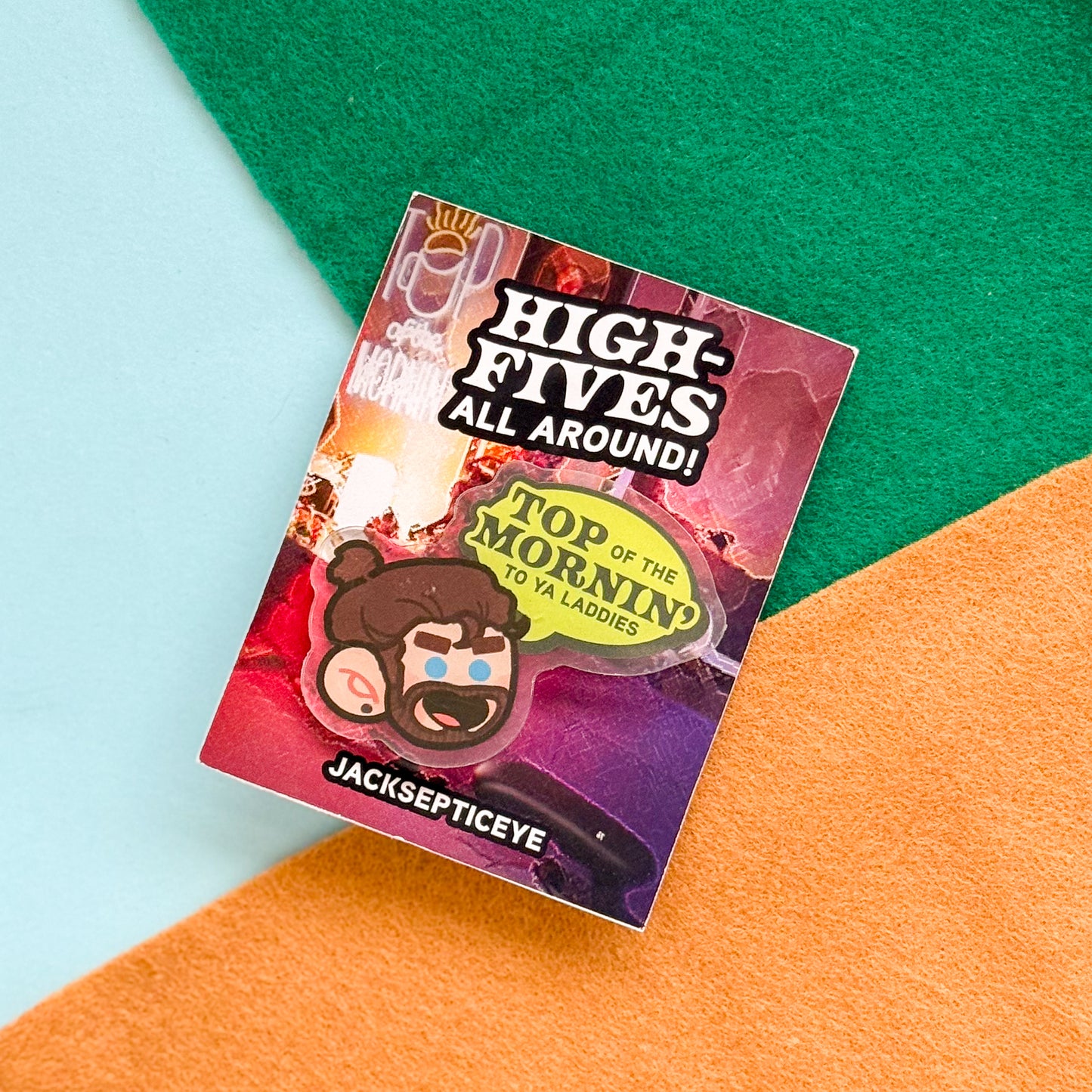 Youtuber Acrylic Pins - MatPat / Markiplier / Jacksepticeye