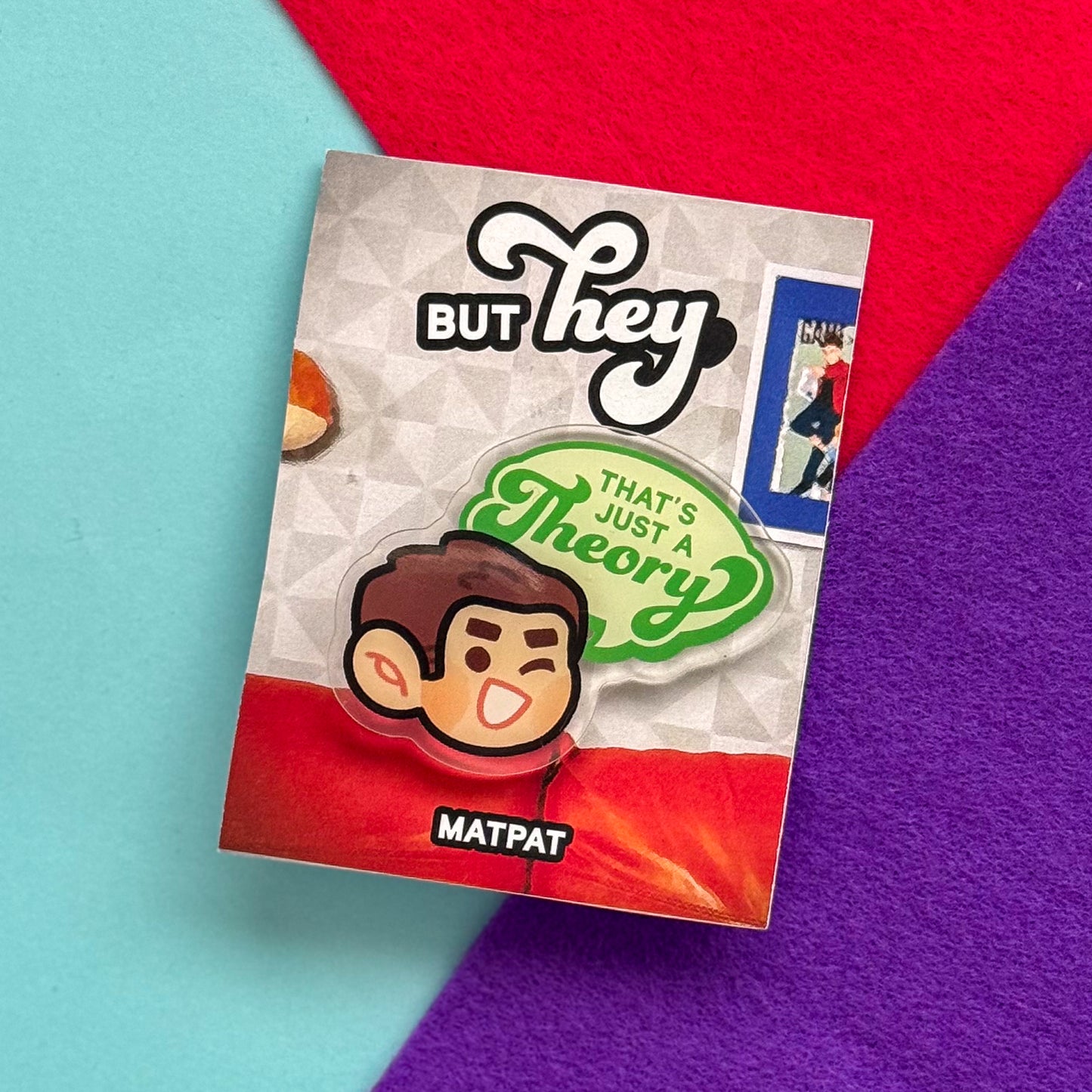 Youtuber Acrylic Pins - MatPat / Markiplier / Jacksepticeye