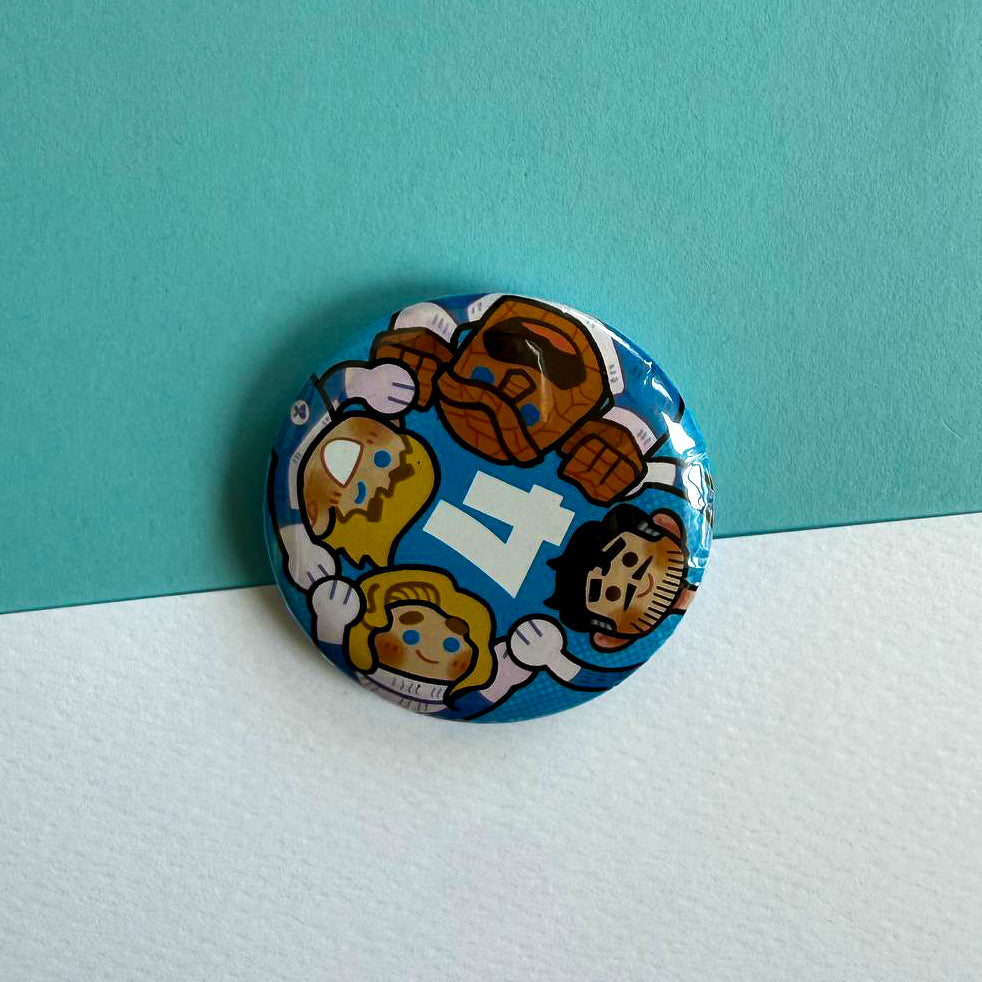 Fantastic Family Button Badge