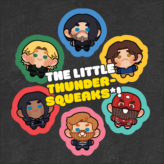 [PRE-ORDER CLOSED] The Little Thundersqueaks Plush Pillow Squeakers