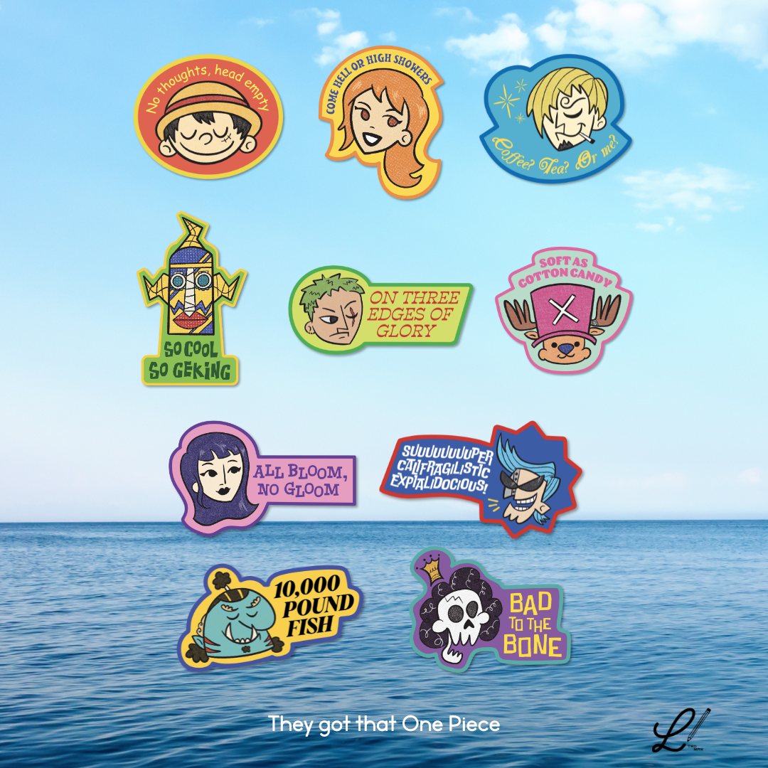 One Piece Stickers