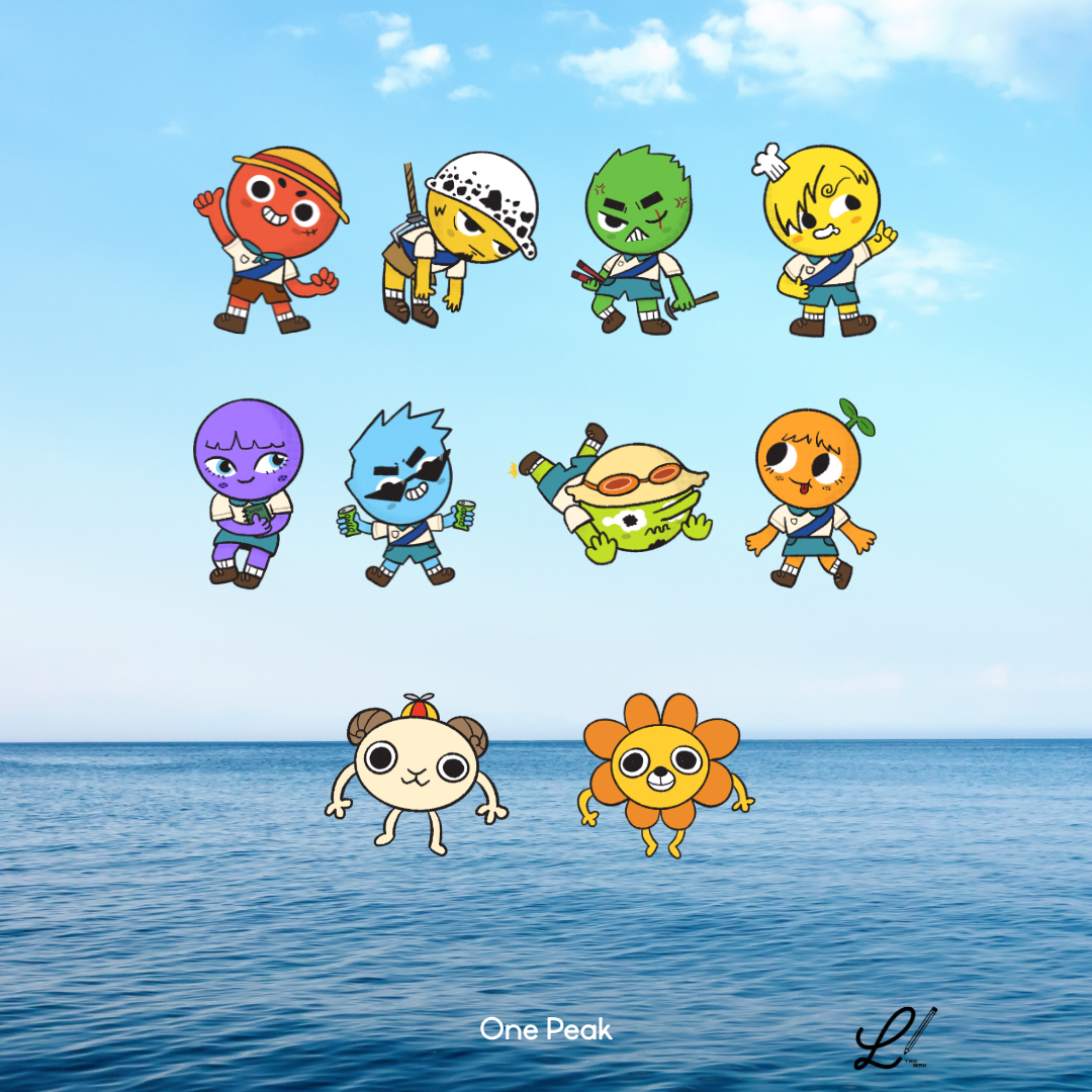 One Peak Acrylic Charms