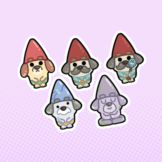 Bluey Gnomes Die-Cut Stickers