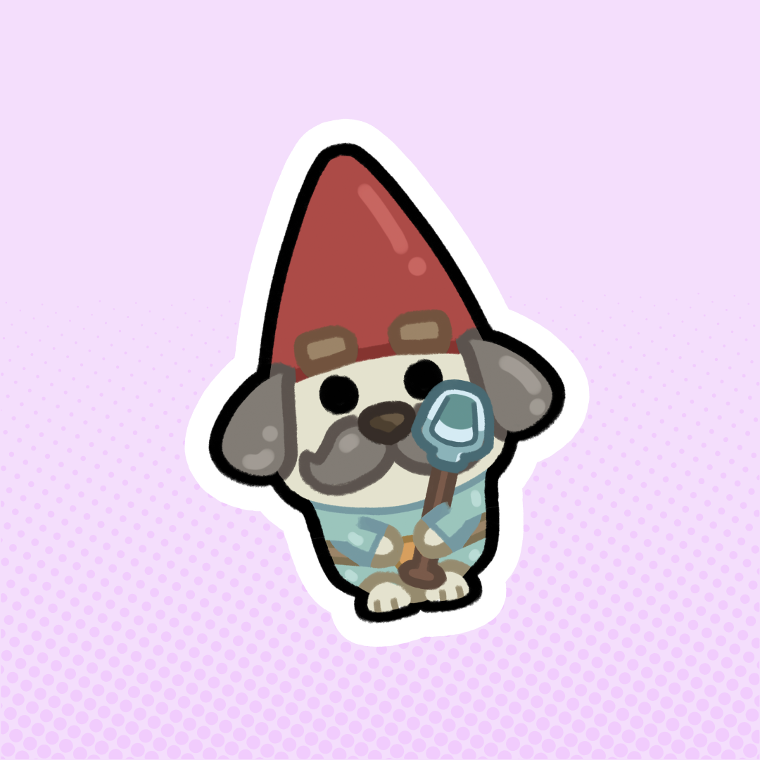 Bluey Gnomes Die-Cut Stickers