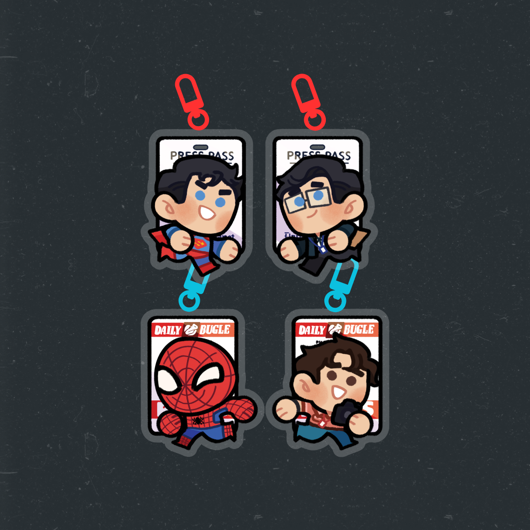 Superman x Spider-Man Acrylic Charms