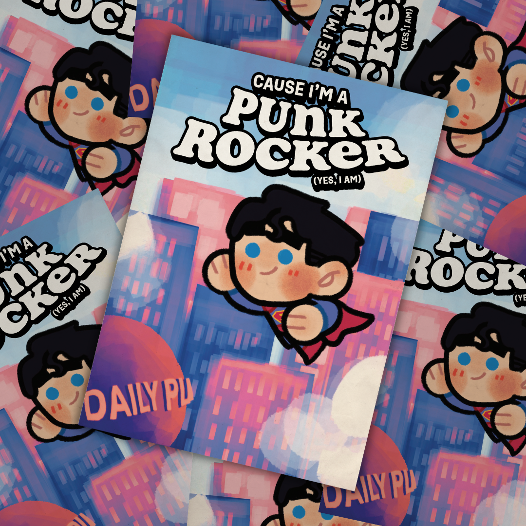 Punk Rocker A5/A4 Print