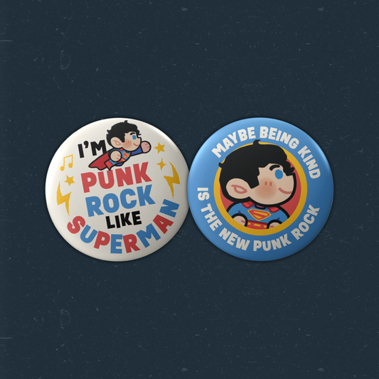 Super Punk Button Badge