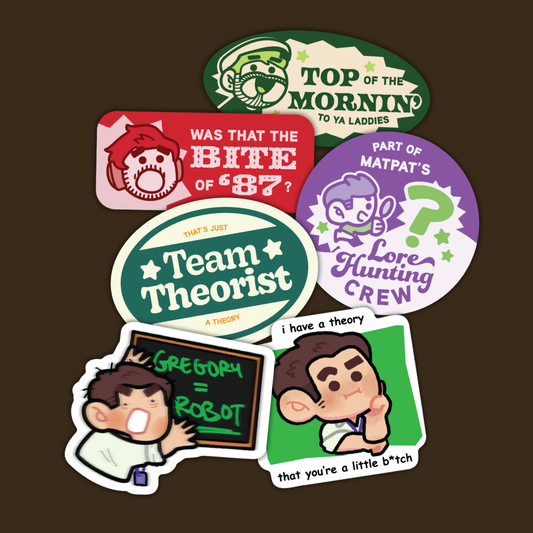 Youtuber Die-Cut Stickers - MatPat / Markiplier / Jacksepticeye