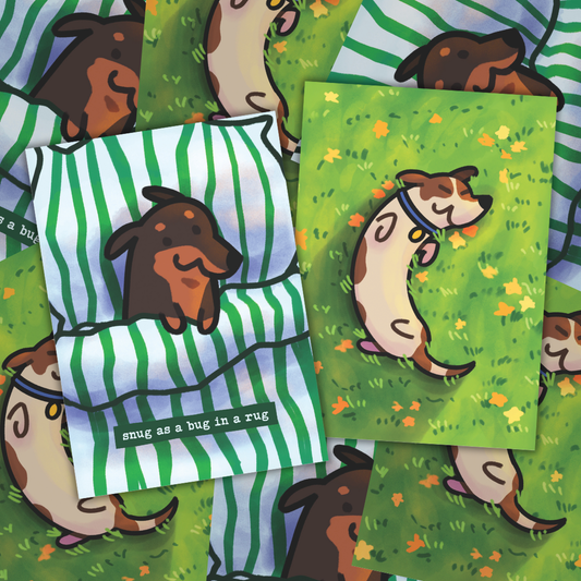 Dachshund Original A5 Prints