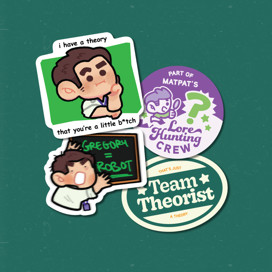 MatPat / Theorist Die-Cut Sticker Pack