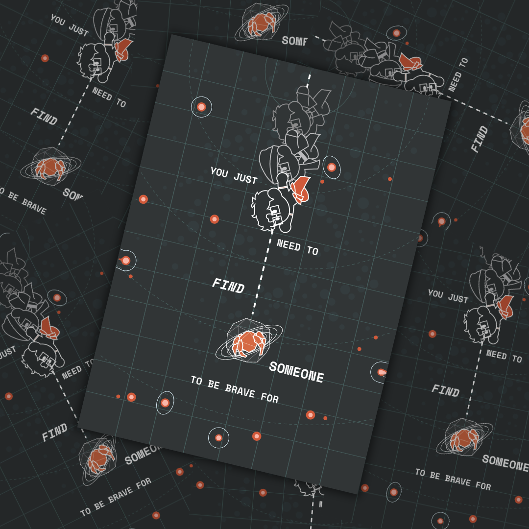 Map to Bravery A5/A4 Print