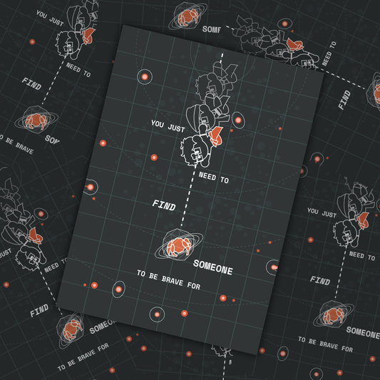 Map to Bravery A5/A4 Print