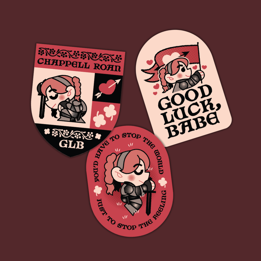 Good Luck, Babe! Chappell Roan Die-Cut Stickers