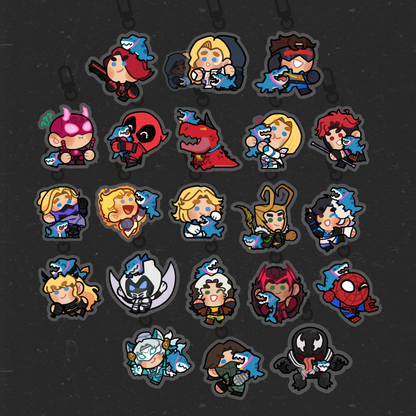 Jeff & Friends! - Rivals Acrylic Charms