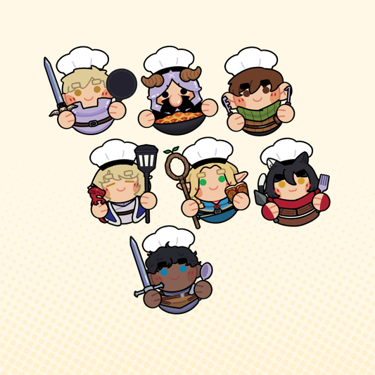 Overcooked Meshi Acrylic Charms