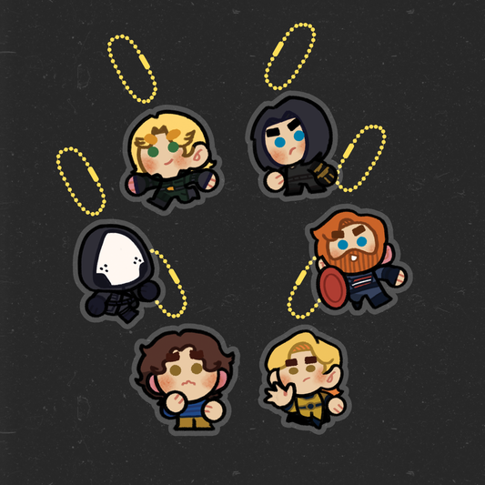 Thunderbolts Acrylic Charms
