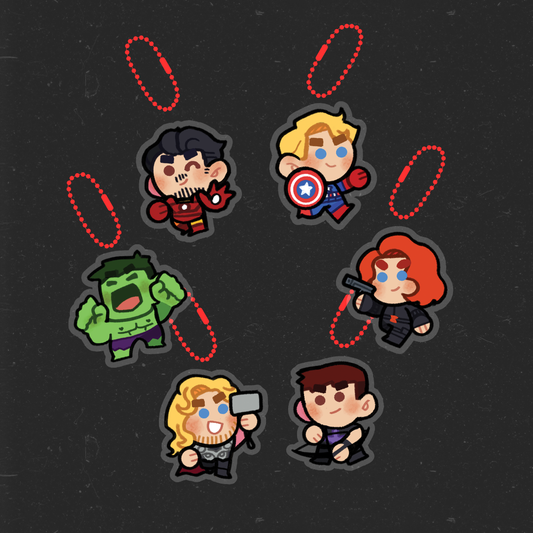 Avengers Acrylic Charms