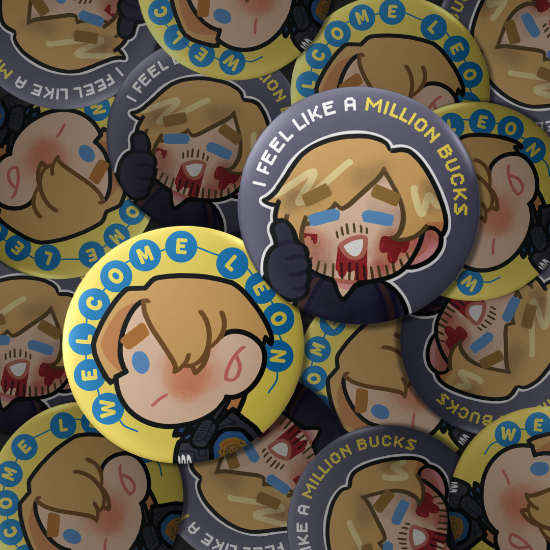 Resident Evil Leon Kennedy Badges