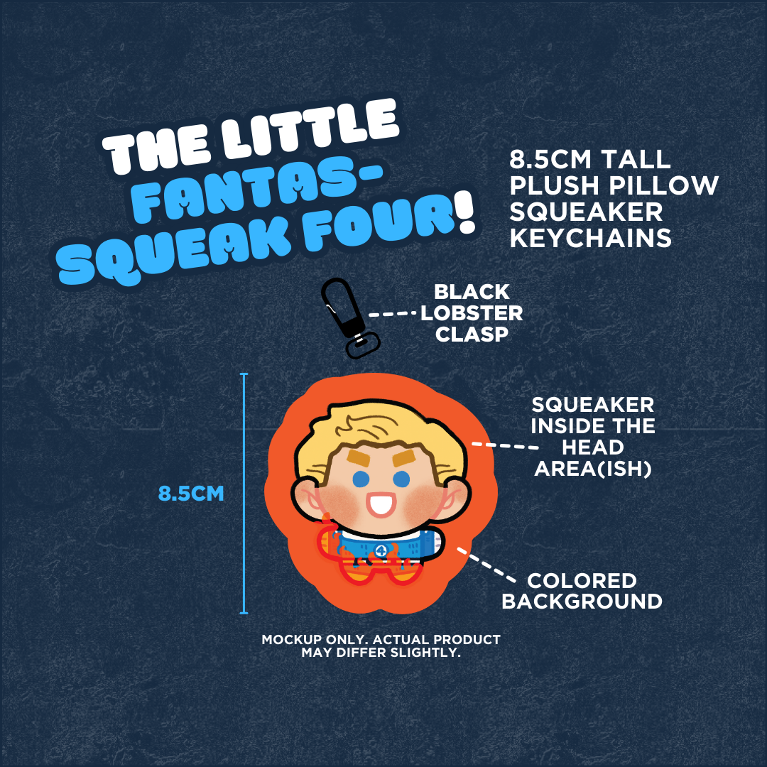 [PRE-ORDER] Fantastically Squeaky Plush Pillow Squeakers