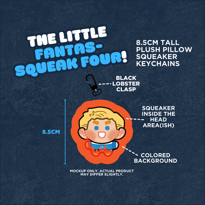 [PRE-ORDER] Fantastically Squeaky Plush Pillow Squeakers