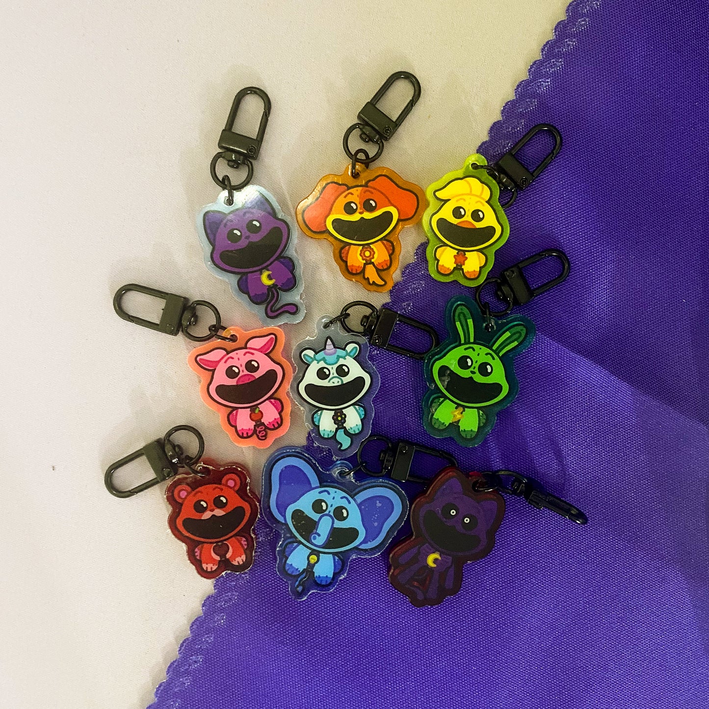 Smiling Critters Gacha/Random Chance Acrylic Charms