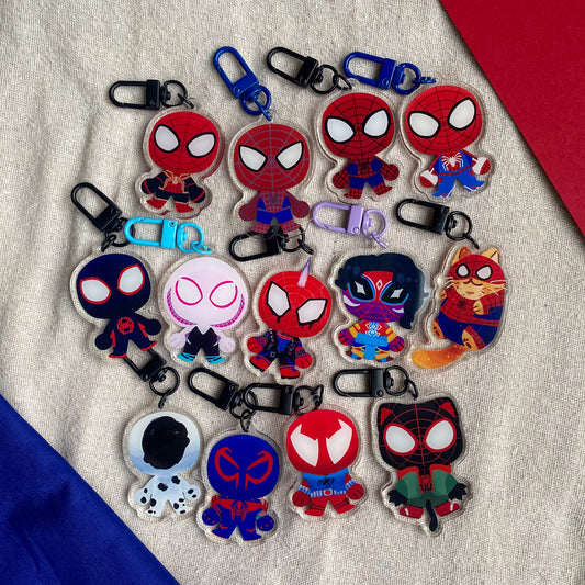 Spider-Verse Acrylic Charms