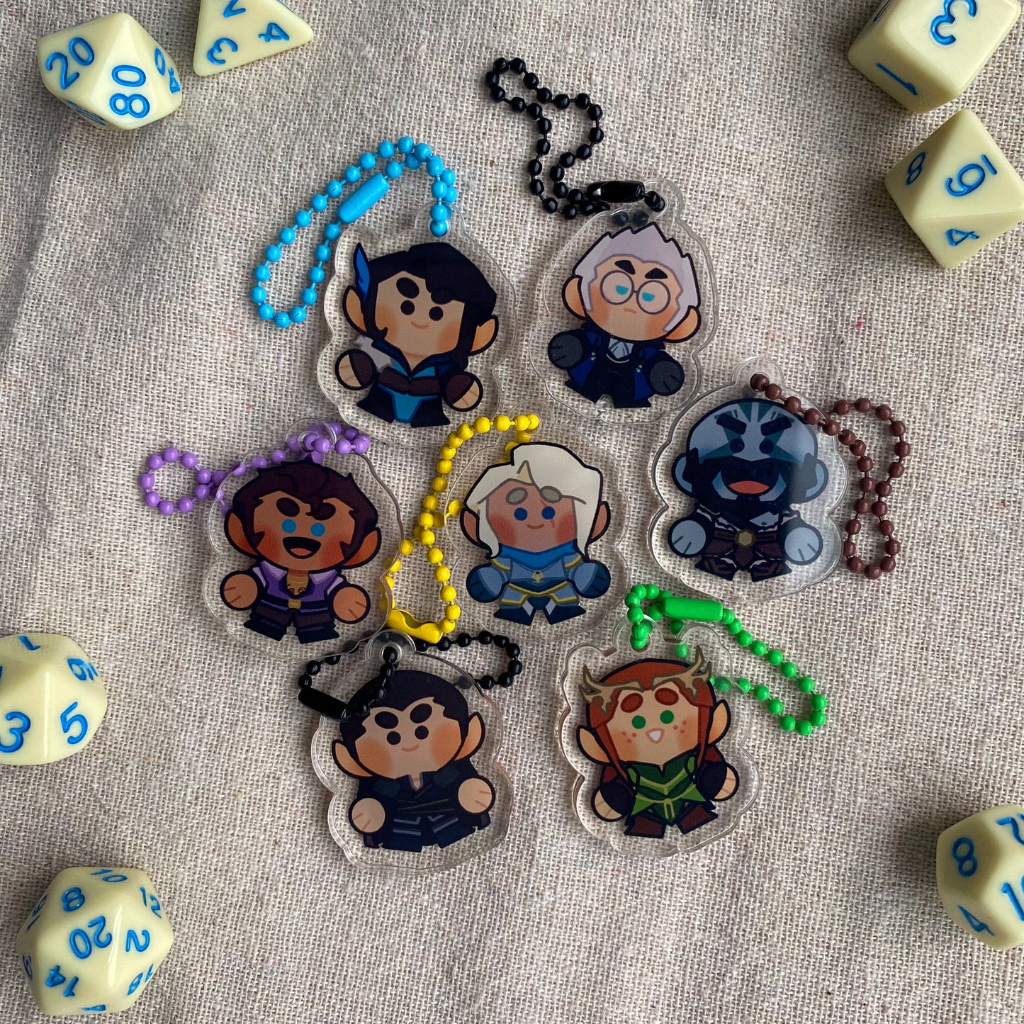 Critical Role Acrylic Charms