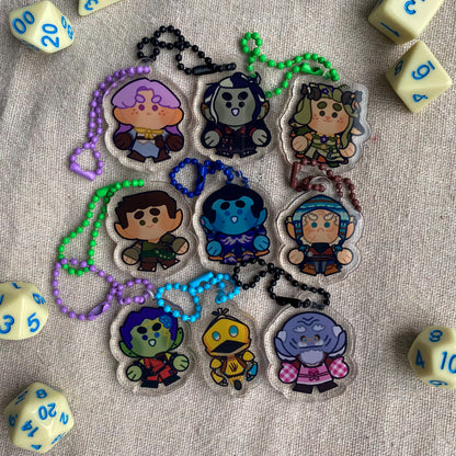 Critical Role Acrylic Charms