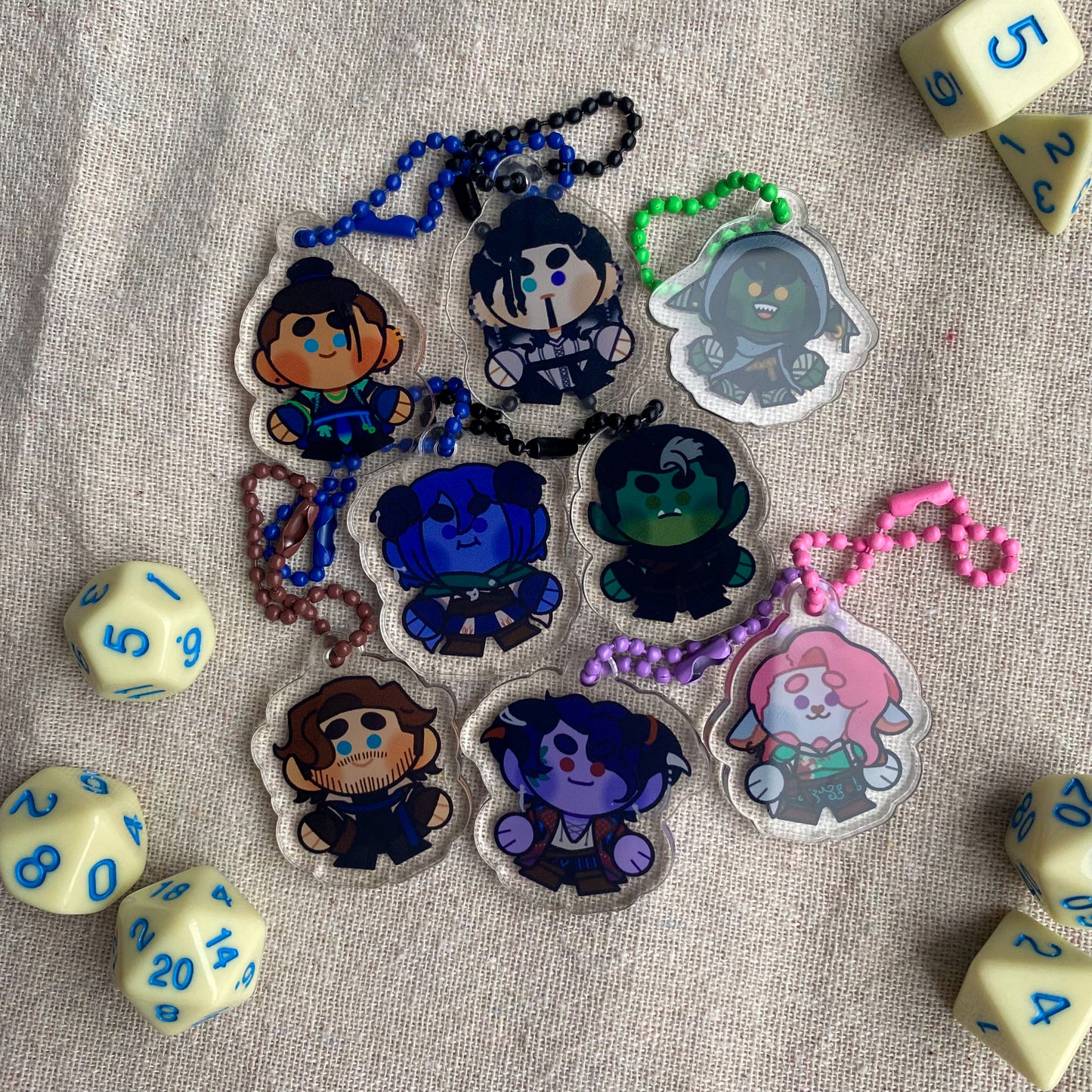 Critical Role Acrylic Charms