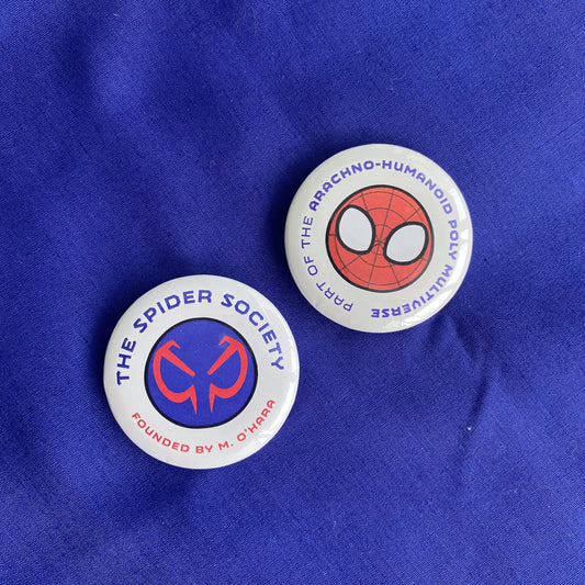 Spider-Verse Button Badges