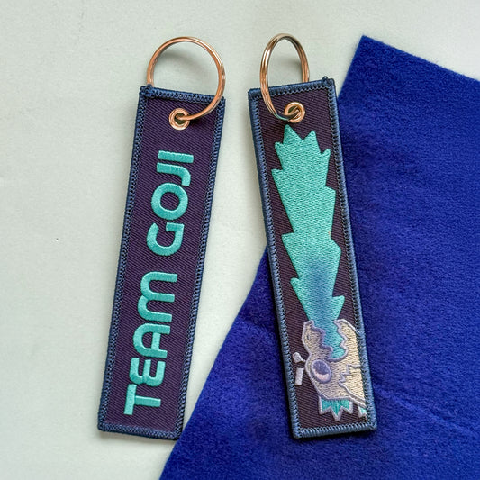 Team Goji Embroidered Flight Tag