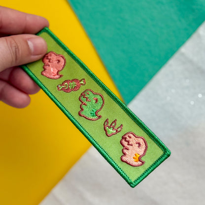 Dino Squad Embroidered Flight Tag
