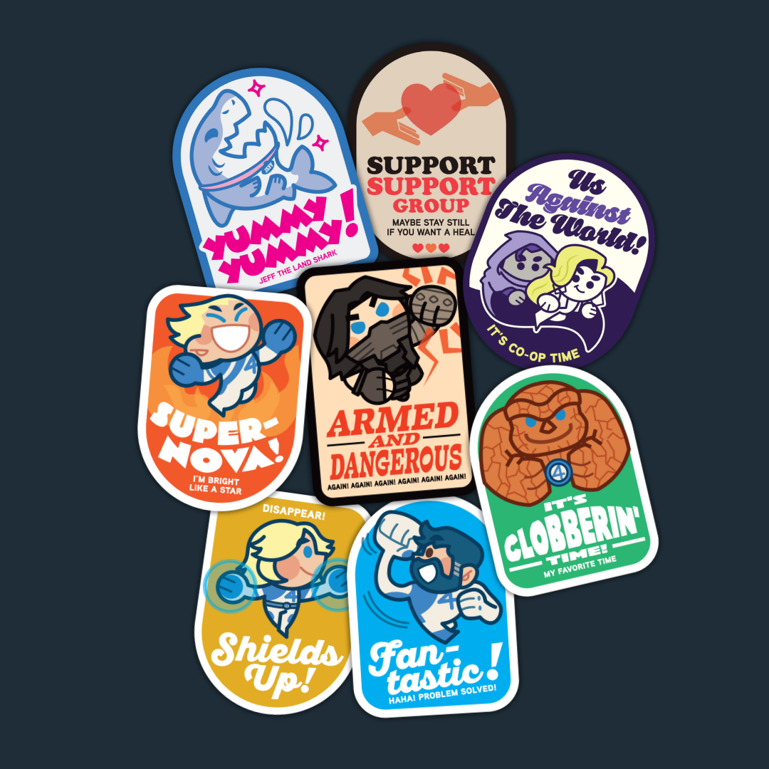Rivals Die-Cut Stickers – beanscribs