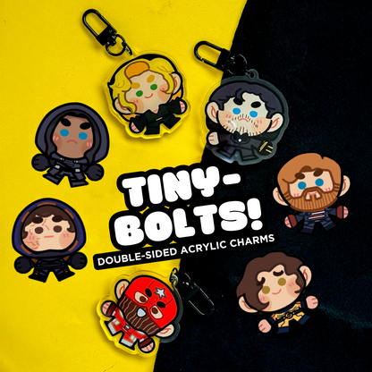 Lil' Bolts Double-Sided Acrylic Charms