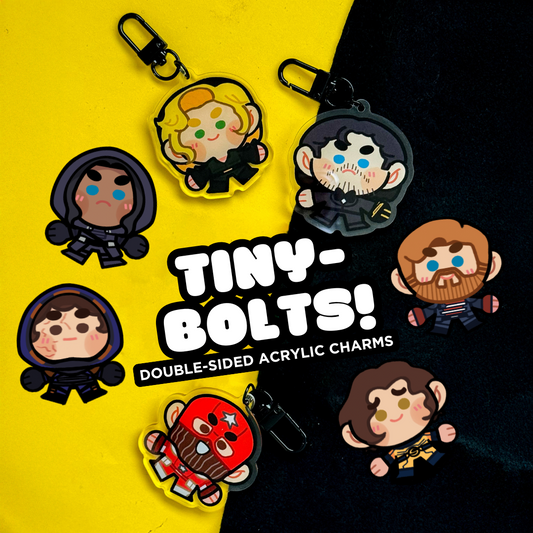 Lil' Bolts Double-Sided Acrylic Charms