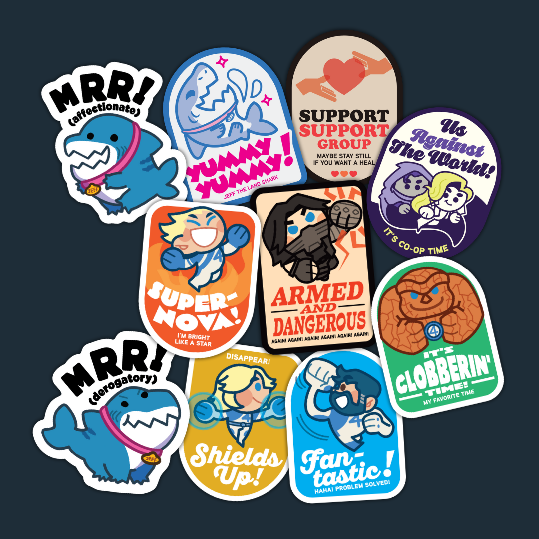 Rivals Die-Cut Stickers