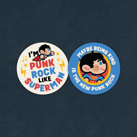 Super Punk Button Badge