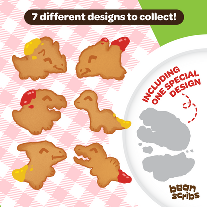 Dinosaur Nuggets Gacha/Random Chance Acrylic Charms