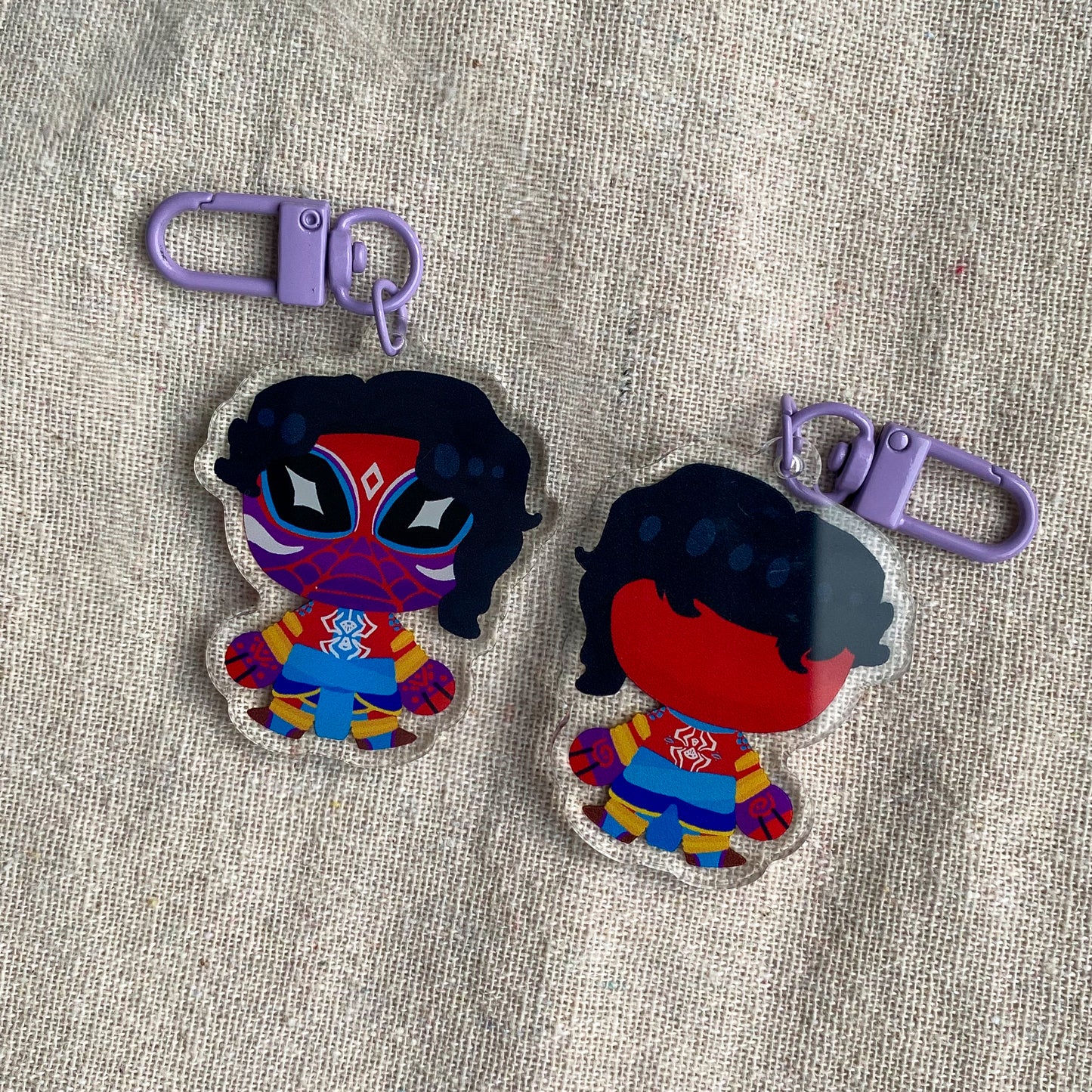 Spider-Verse Acrylic Charms