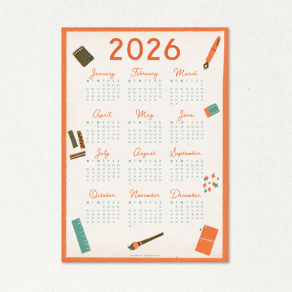 A3 2026 Calendars