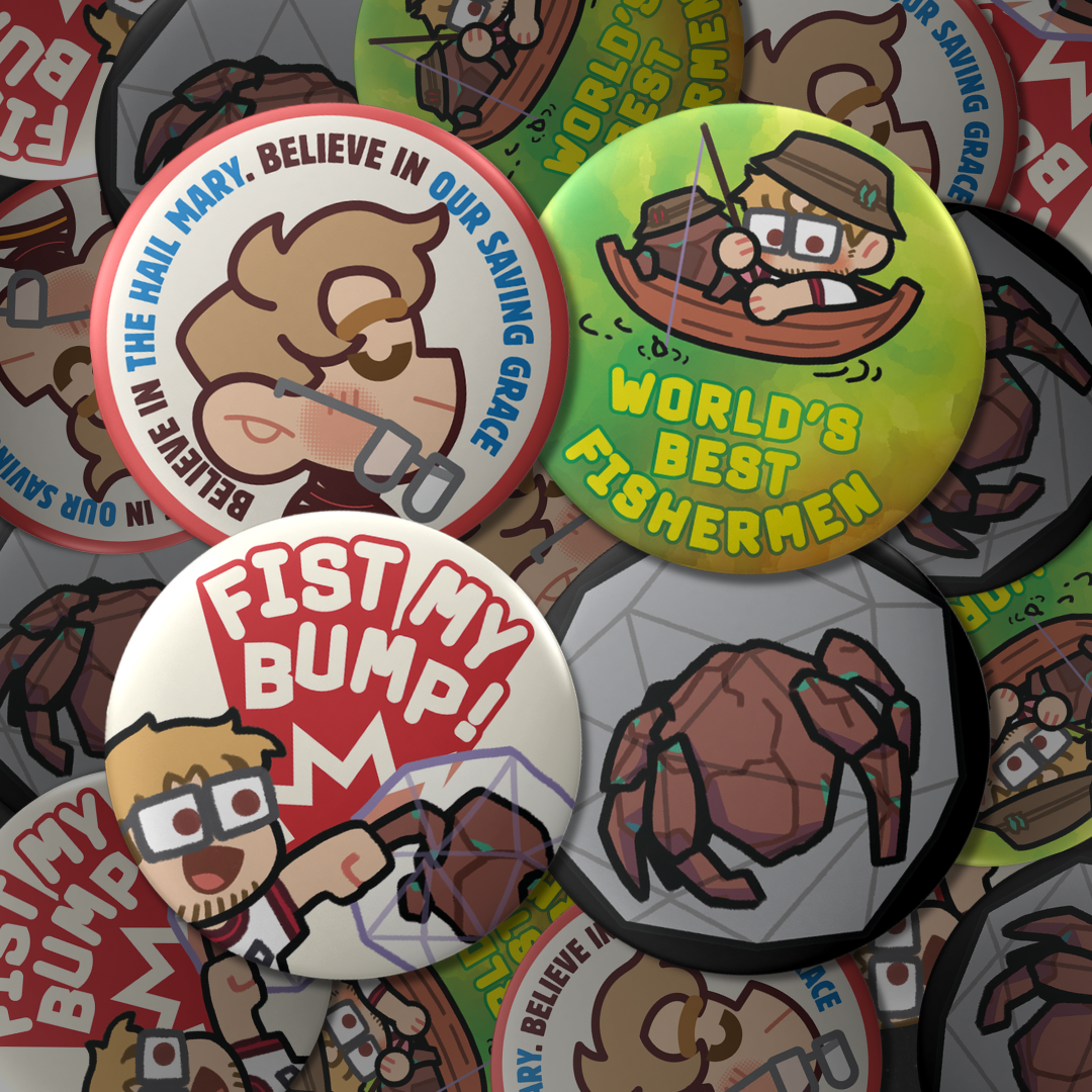 Project Hail Mary Button Badges